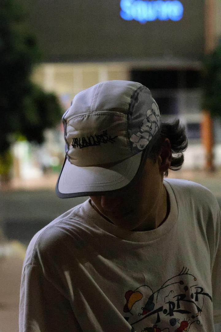 White ‘melon oner’ hat